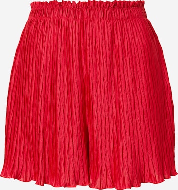 ABOUT YOU Wide leg Broek 'Thora' in Rood: voorkant