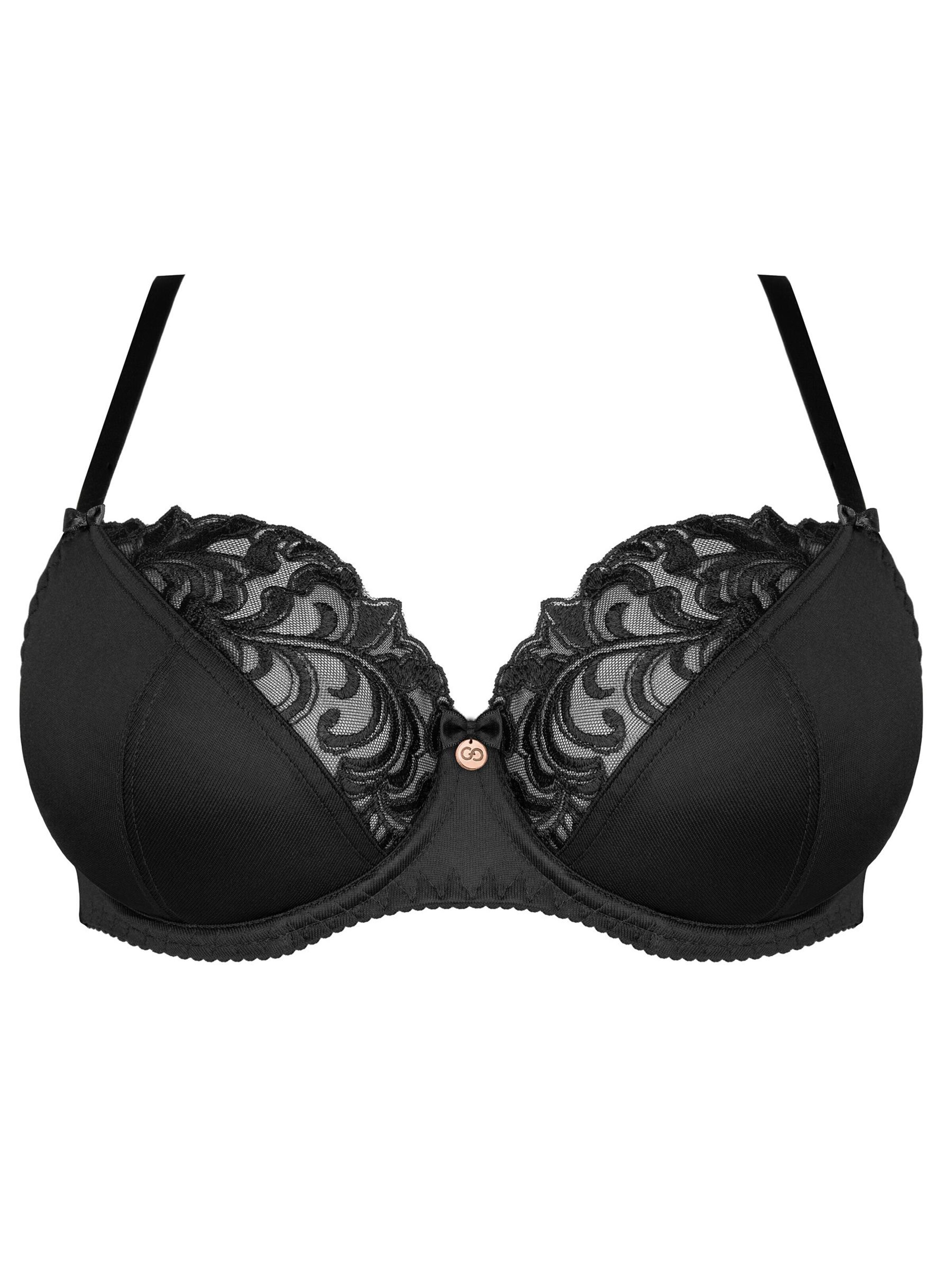 Gorsenia T-shirt Bra 'K378 Victoria' in Black: front