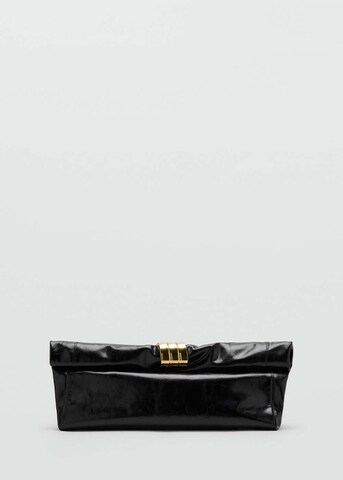 MANGO Clutch 'Twister' in Black