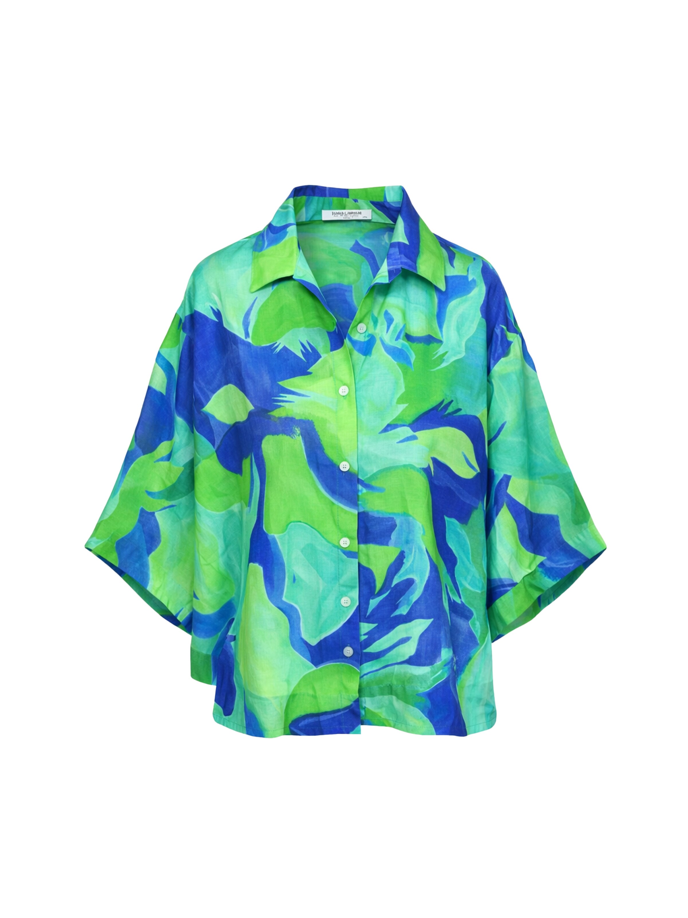 Haris Cotton Blouse 'Haris Cotton' in Blauw: voorkant