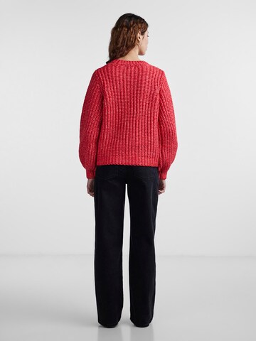 PIECES Pullover 'SEANA' in Rot
