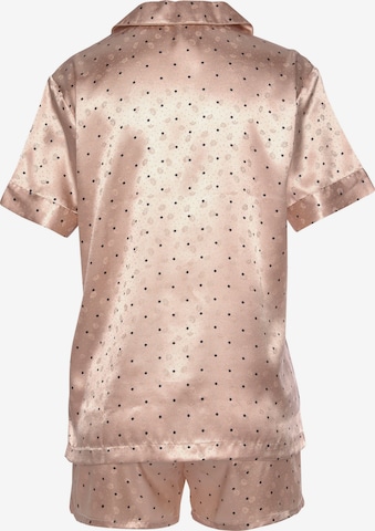 s.Oliver Korte pyjama in Beige