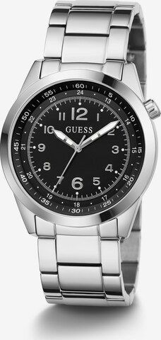 Montre à affichage analogique 'Max' GUESS en argent : devant