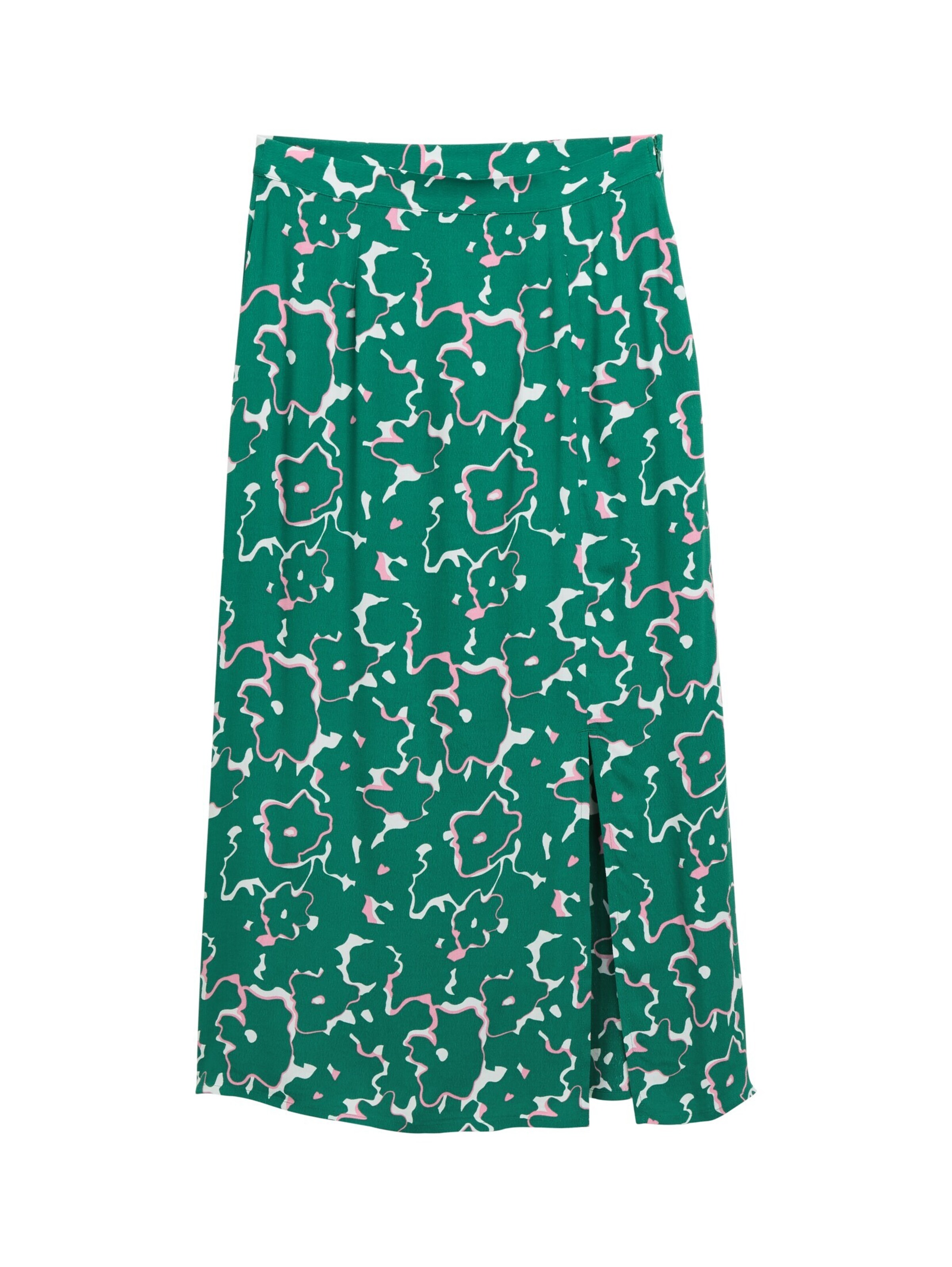 TOM TAILOR DENIM Rok in Groen: voorkant