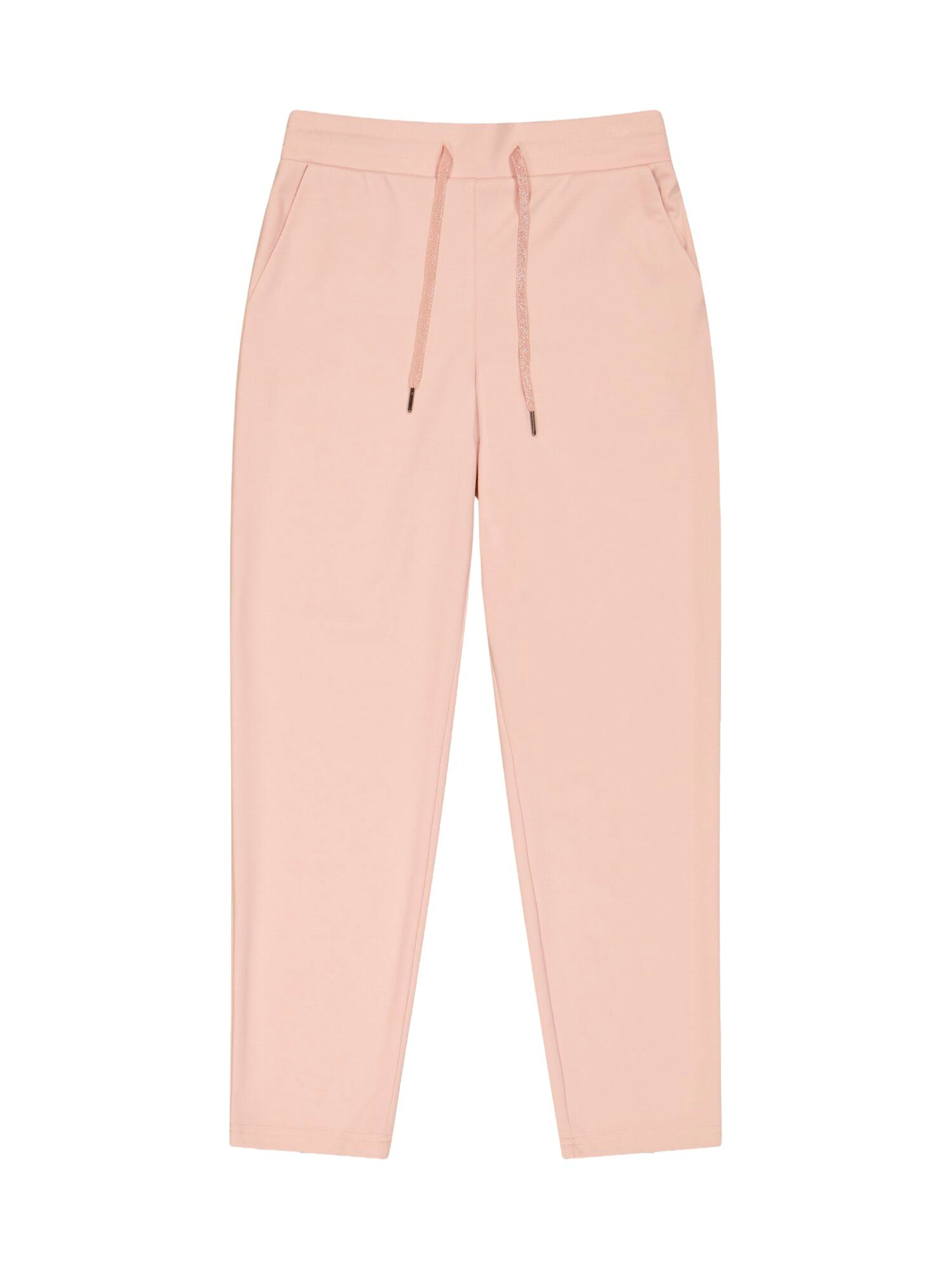 Pantalon chino Le Temps Des Cerises en rose : devant