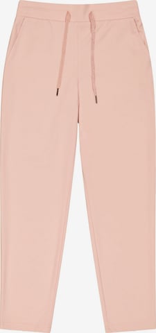 Pantalon chino Le Temps Des Cerises en rose : devant
