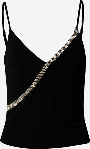 Top 'Layla' de la Guido Maria Kretschmer Women pe negru: față