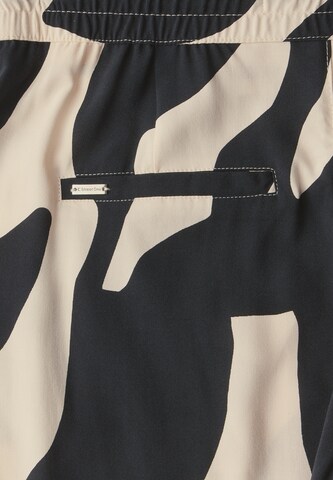 STREET ONE Wide Leg Hose in Schwarz