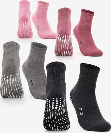 Occulto Athletic Socks 'Madeleine' in Pink: front