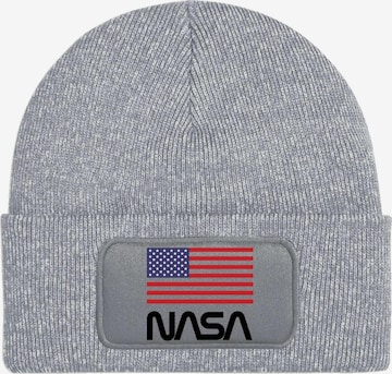 Youth Designz Mütze 'NASA USA' in Grau: Vorderseite