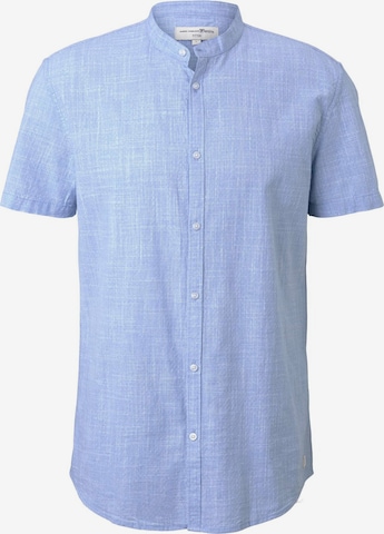 TOM TAILOR DENIM Button Up Shirt in Blue: front