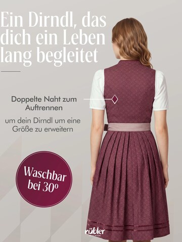 Trachtenhof Nübler Dirndl 'Dirndl Midi Frieda' in Purple