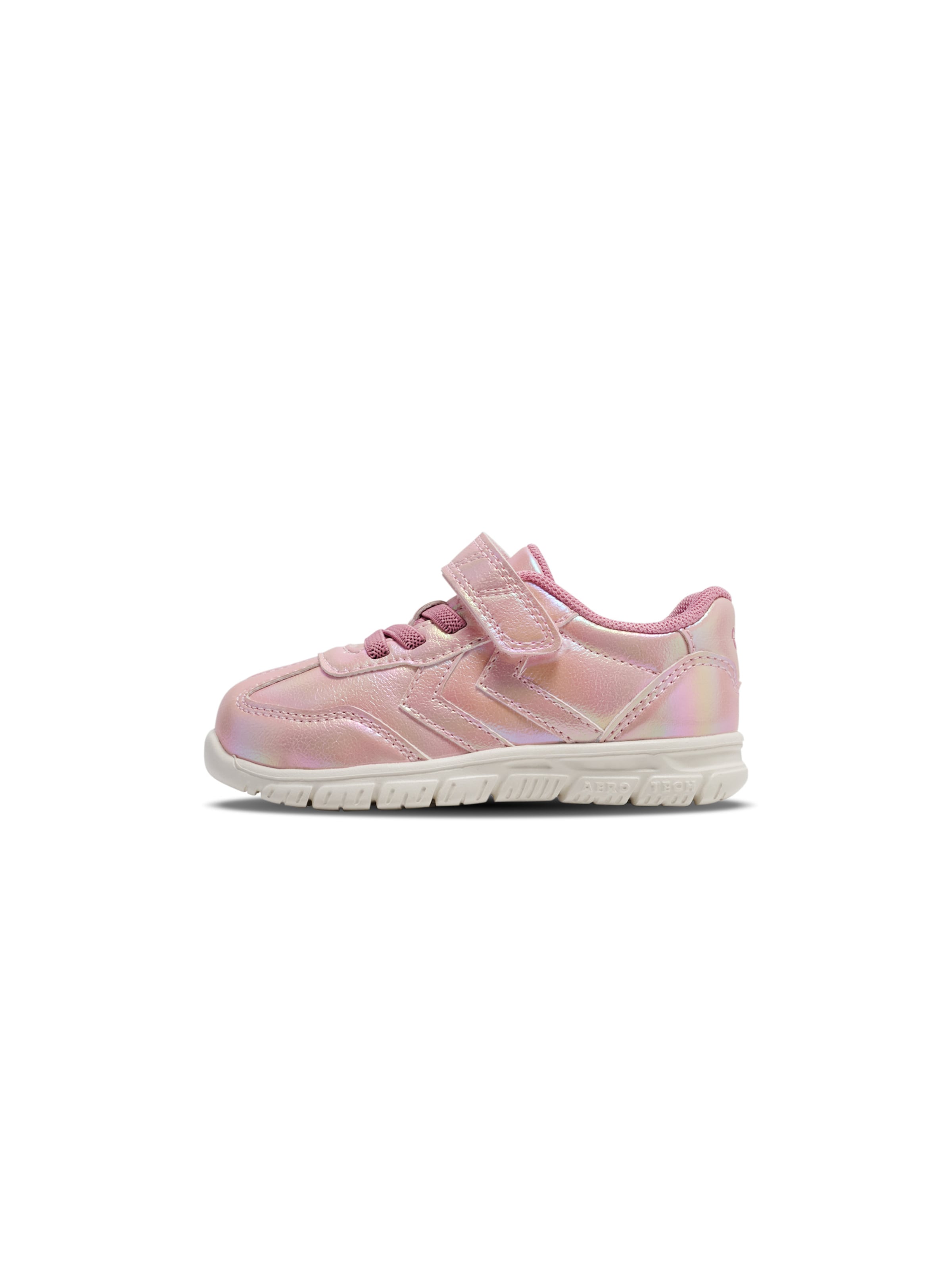 Hummel Trainers 'Crosslite Metallic 2.0' in Pink: front