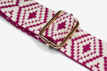 styleBREAKER Taschenzubehör 'Wechsel Taschengurt Azteken Muster' in Pink