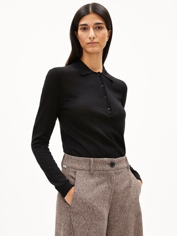 ARMEDANGELS Sweater in Black: front