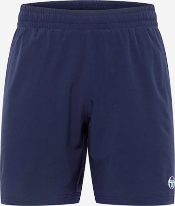 Regular Pantalon de sport Sergio Tacchini en bleu : devant