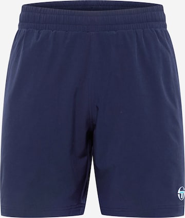 Sergio Tacchini Regular Sportshorts in Blau: predná strana