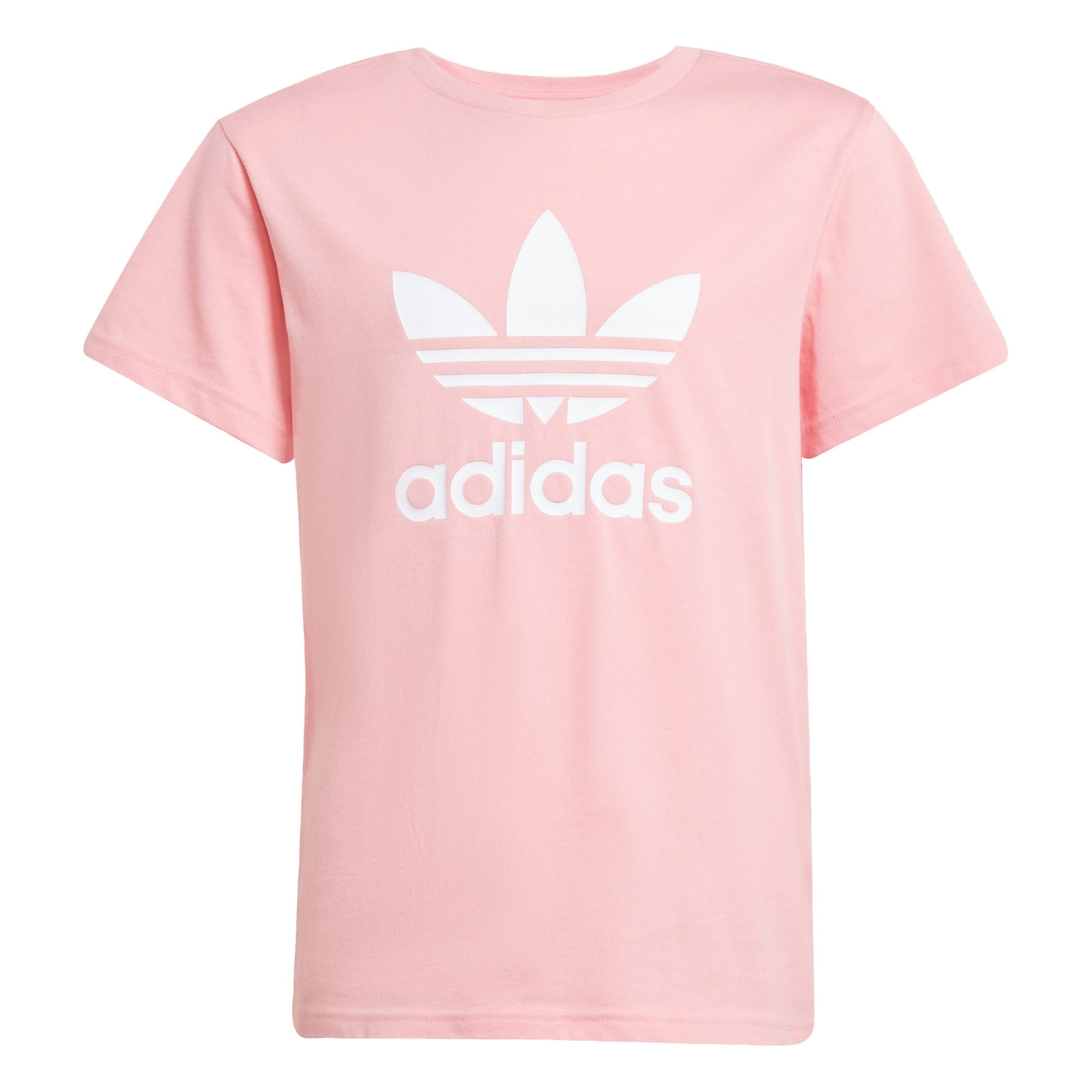T-Shirt 'Adicolor Trefoil' ADIDAS ORIGINALS en rose : devant
