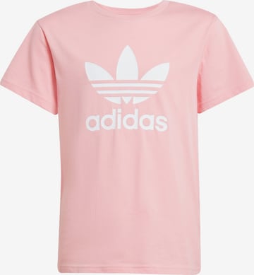 ADIDAS ORIGINALS T-Shirt 'Adicolor Trefoil' in Pink: Vorderseite