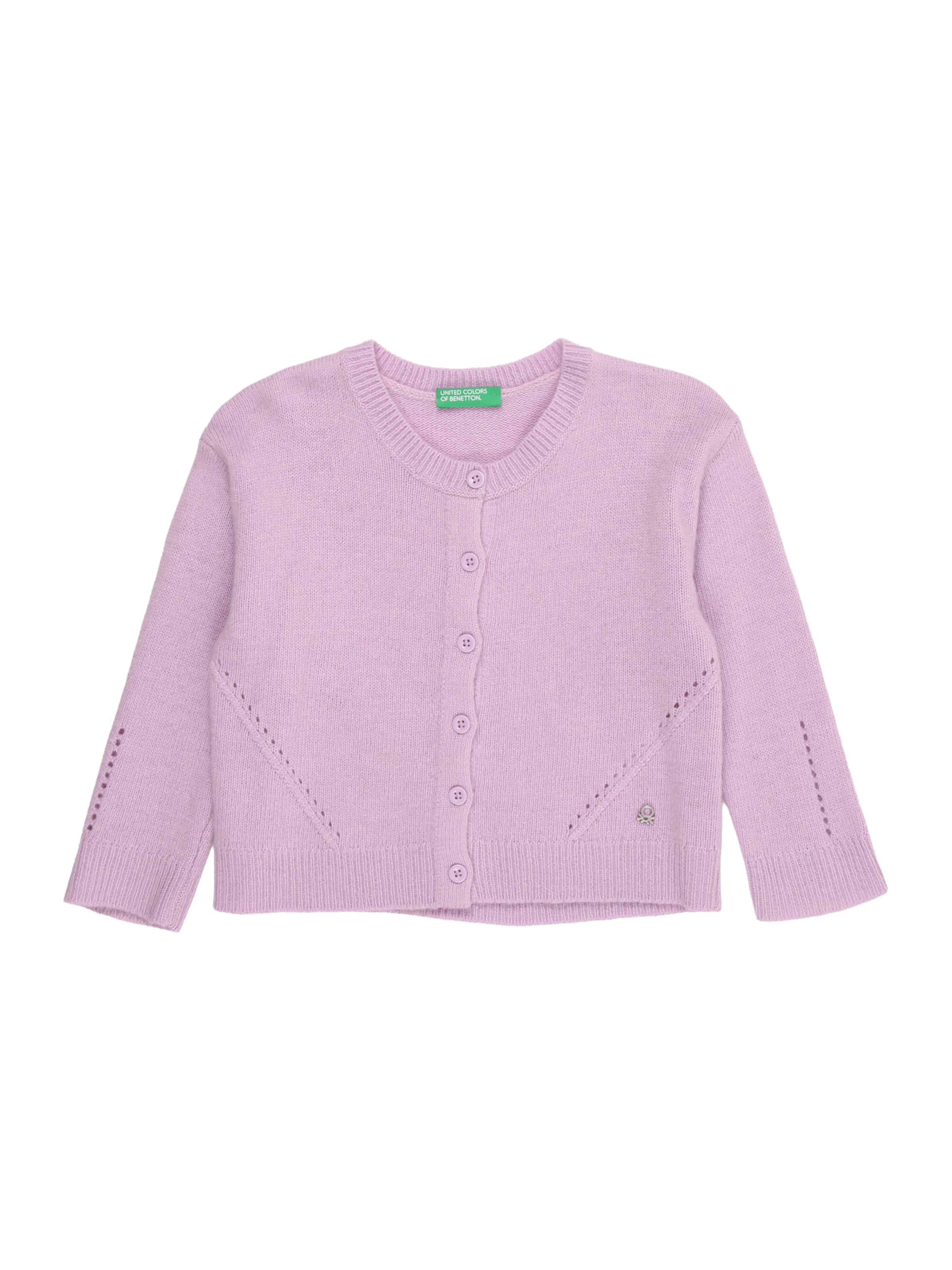 UNITED COLORS OF BENETTON Strickjacke in Lila: Vorderseite