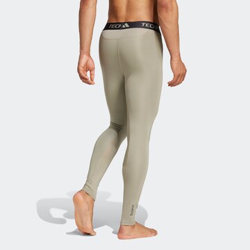 ADIDAS PERFORMANCE - Skinny Pantalón deportivo en verde