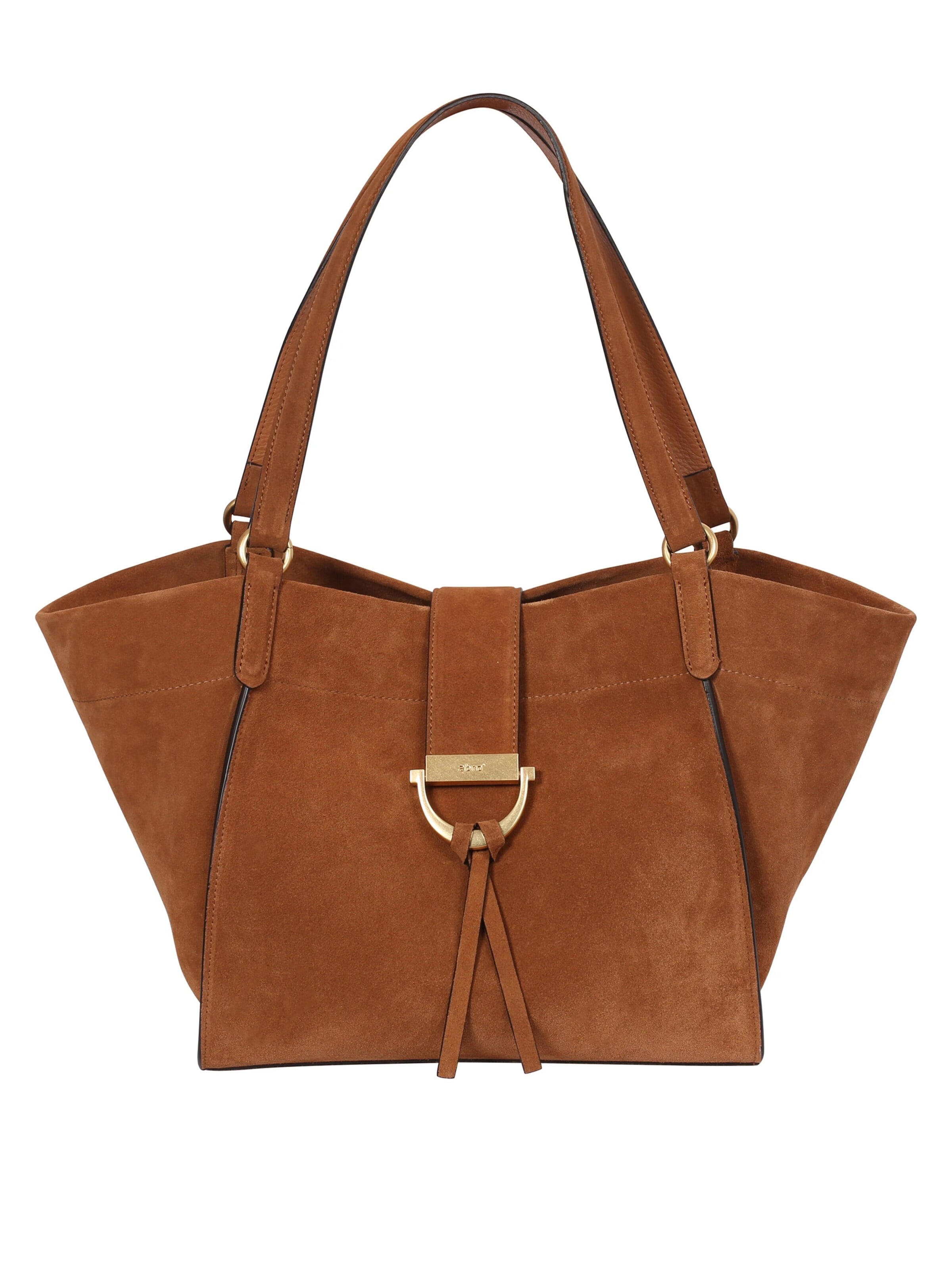 ABRO Shopper 'TEMI' in Brown: front