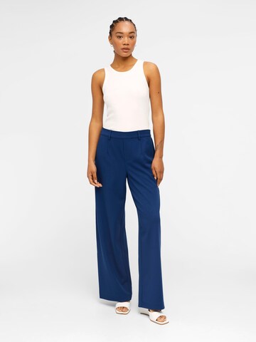 Wide leg Pantaloni 'Lisa' di OBJECT in blu