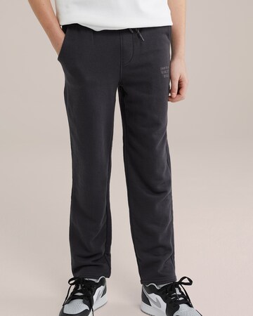 WE Fashion - regular Pantalón en gris: frente