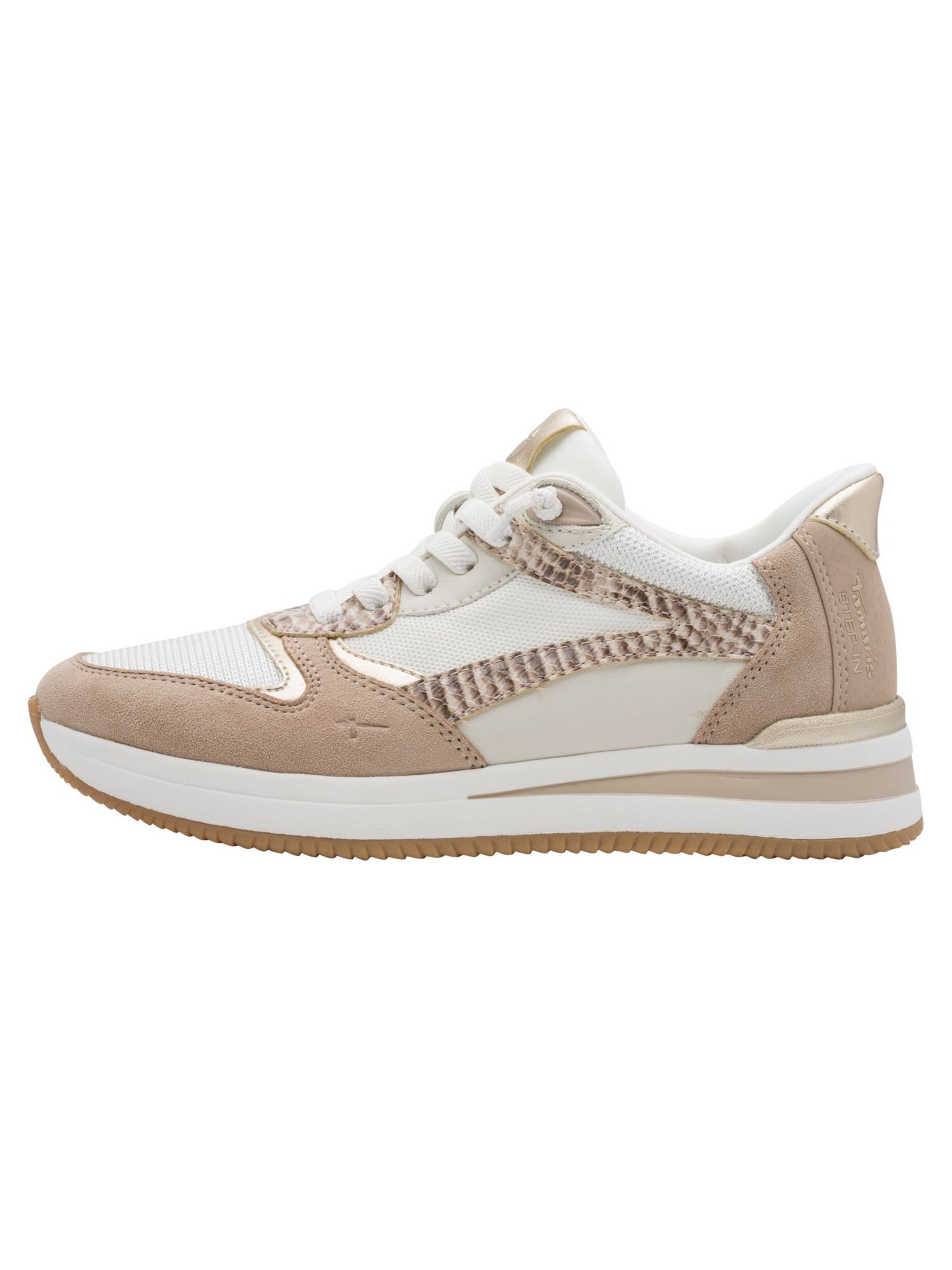 Tamaris Platform trainers in Beige