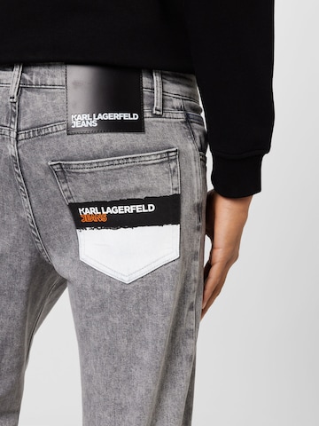 KARL LAGERFELD JEANS Liibuv Teksapüksid, värv hall