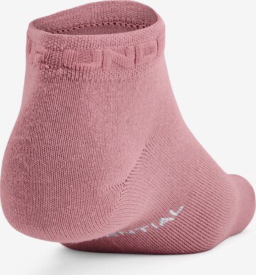 UNDER ARMOUR Athletic Socks 'Essential' in Pink
