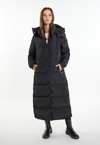 usha WHITE LABEL Winter coat 'Pryam' in Black: front