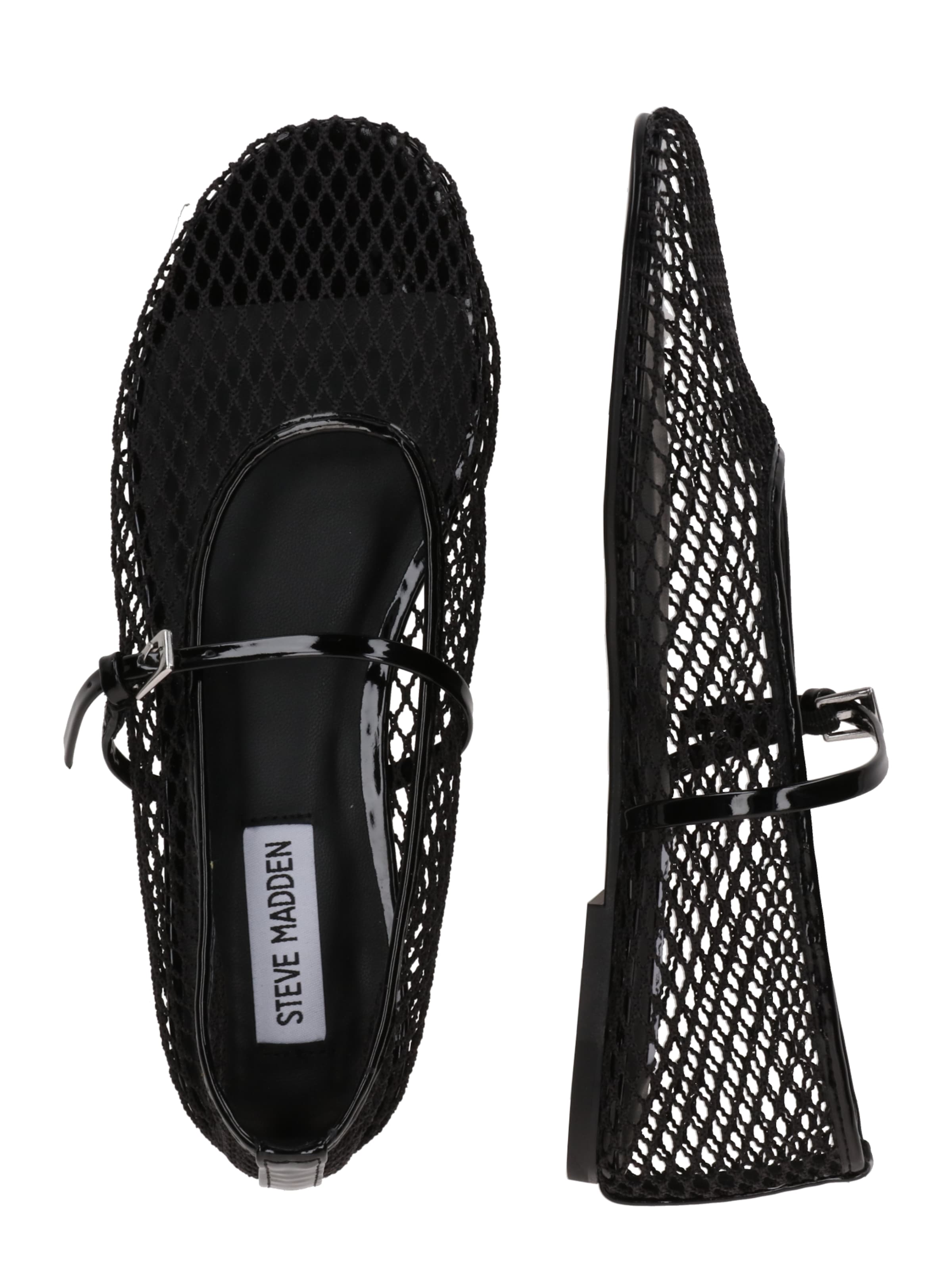 STEVE MADDEN Odprte balerinke 'Mags' | črna barva