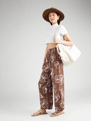 Wide leg Pantaloni 'Cherry' di mazine in marrone