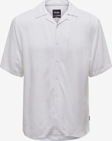 Only & Sons Button Up Shirt 'Dash' in White: front