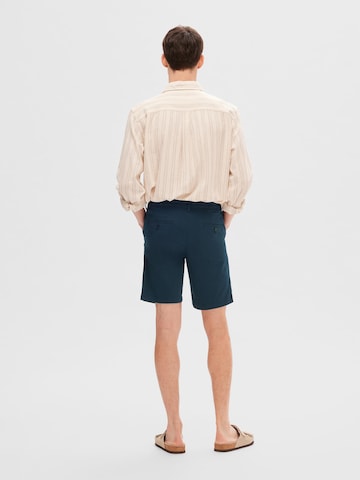 SELECTED HOMME - Slimfit Pantalón chino en azul