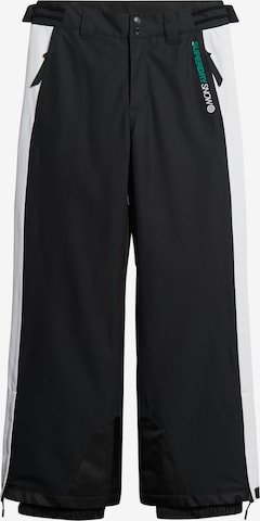 Superdry Regular Workout Pants in Black: front