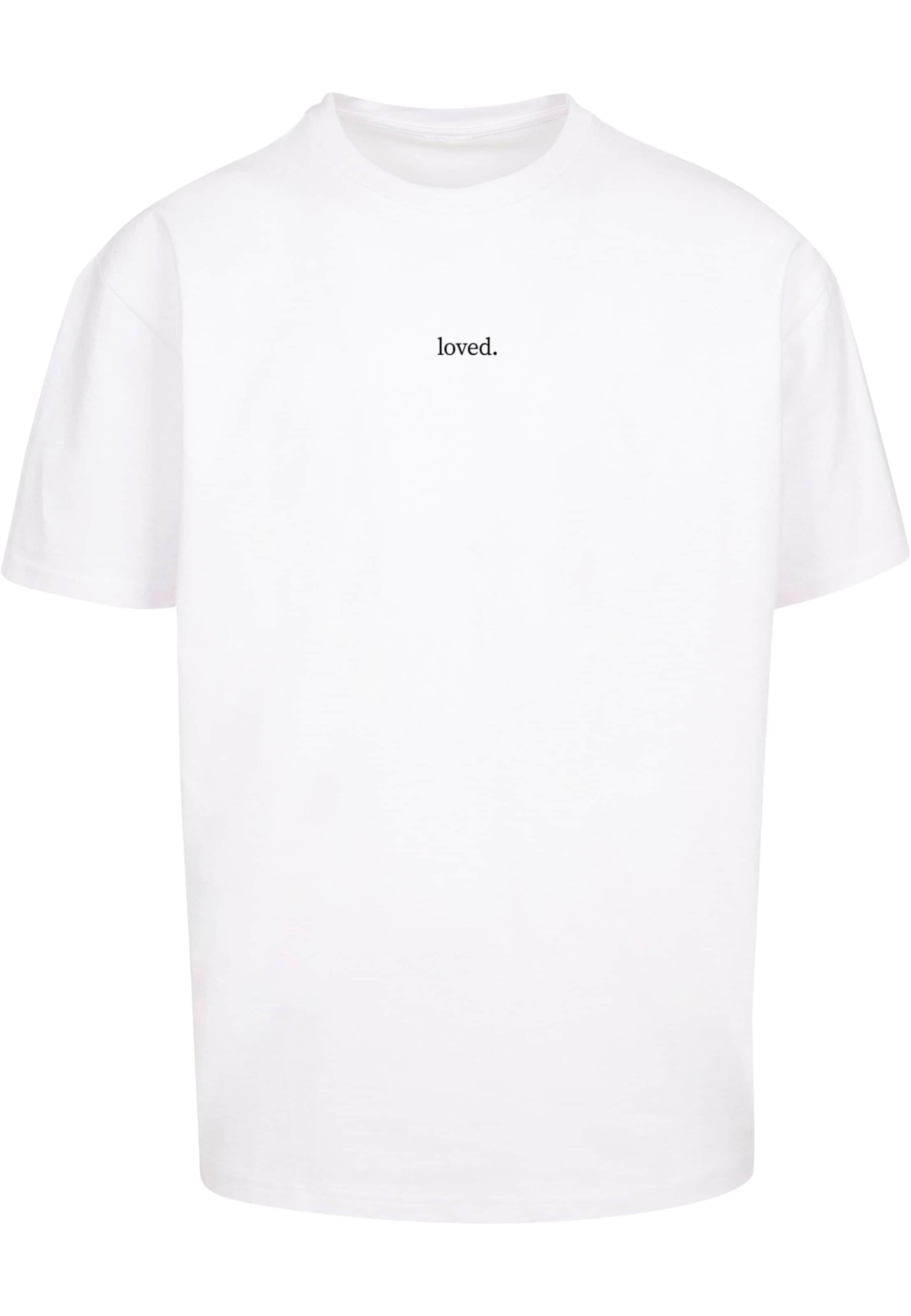 T-Shirt 'Love' Merchcode en blanc : devant