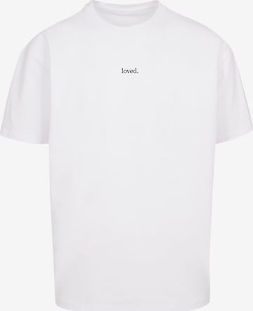 Merchcode Shirt 'Love' in White: front