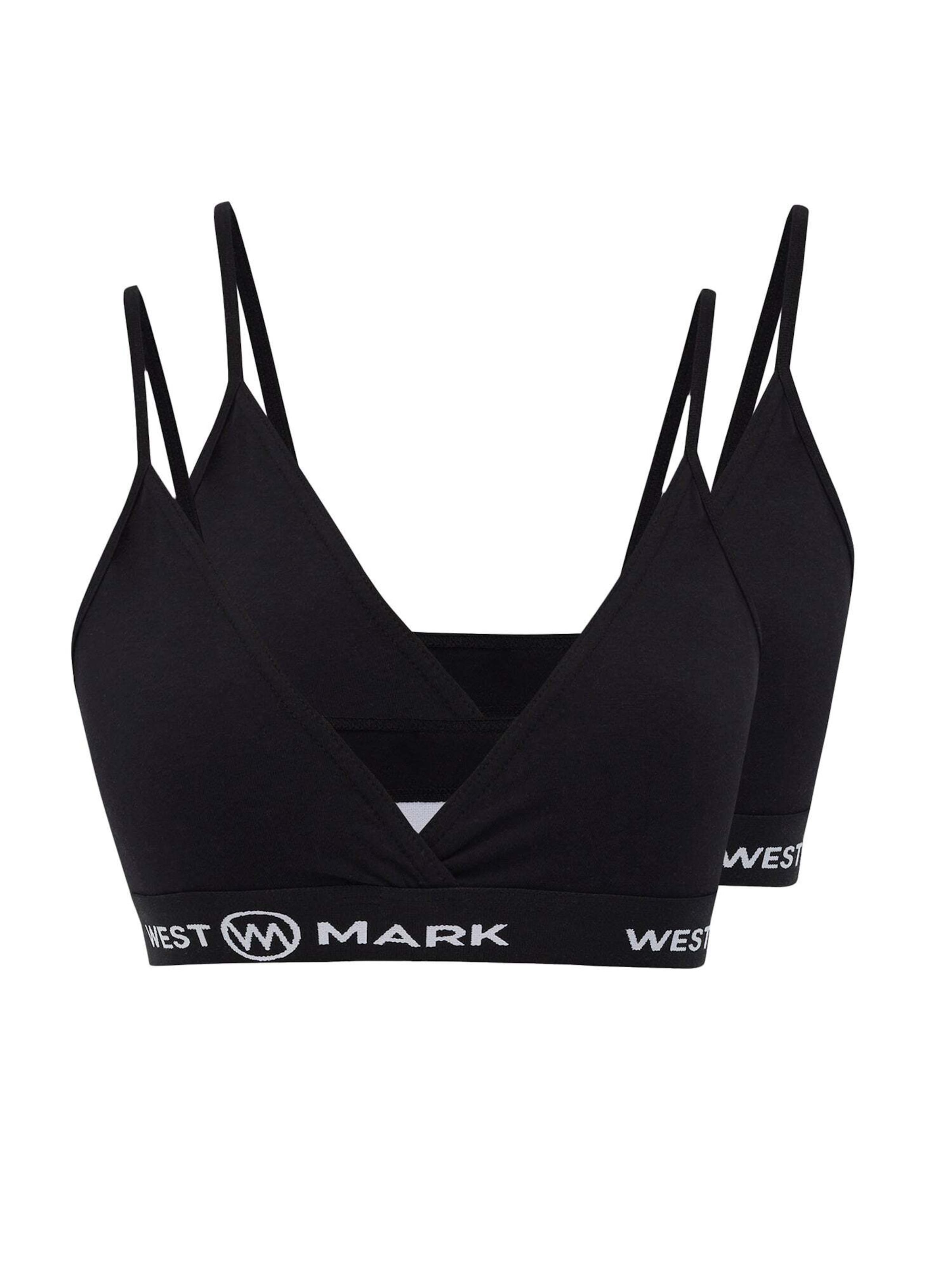 Triangolo Reggiseno di WESTMARK LONDON in nero: frontale