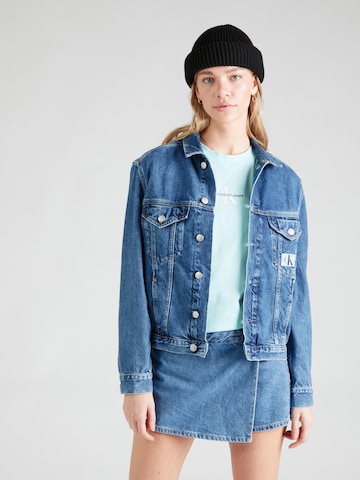 Calvin Klein Jeans - Casaco meia-estação em azul: frente