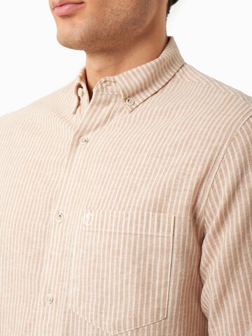 Organication Regular Fit Hemd in Beige