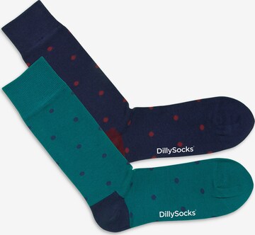 DillySocks Sokken 'Sparse Dots' in Gemengde kleuren: voorkant