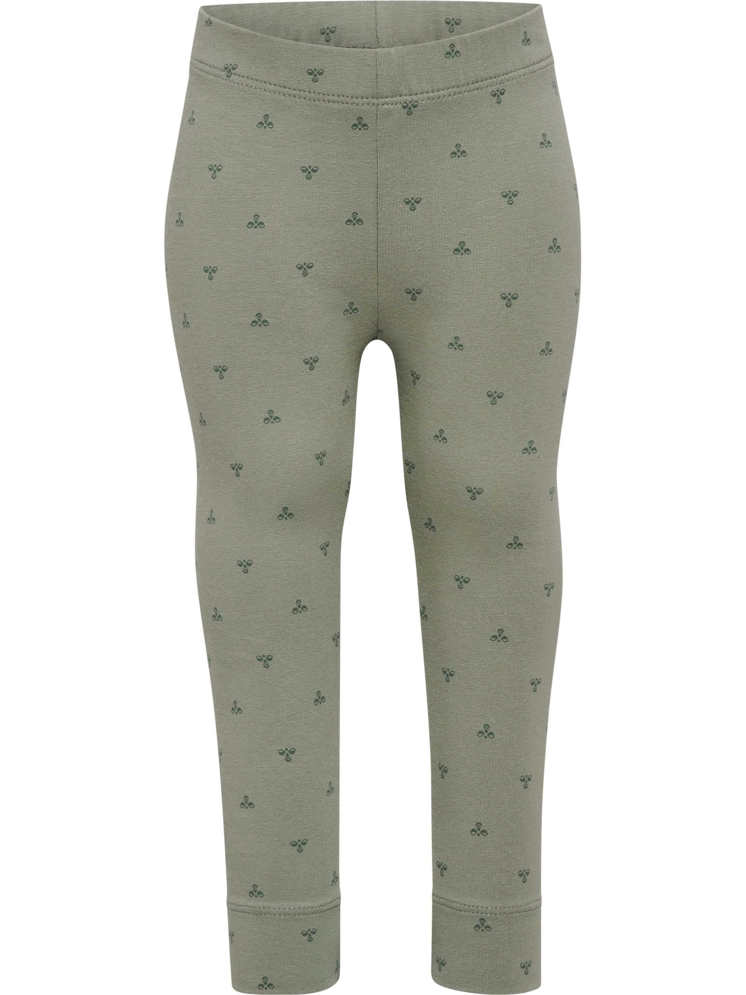Hummel Slim fit Leggings in Green: front