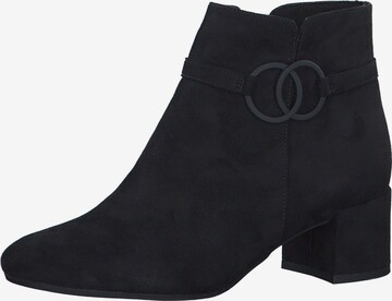 Bottines TAMARIS en noir : devant