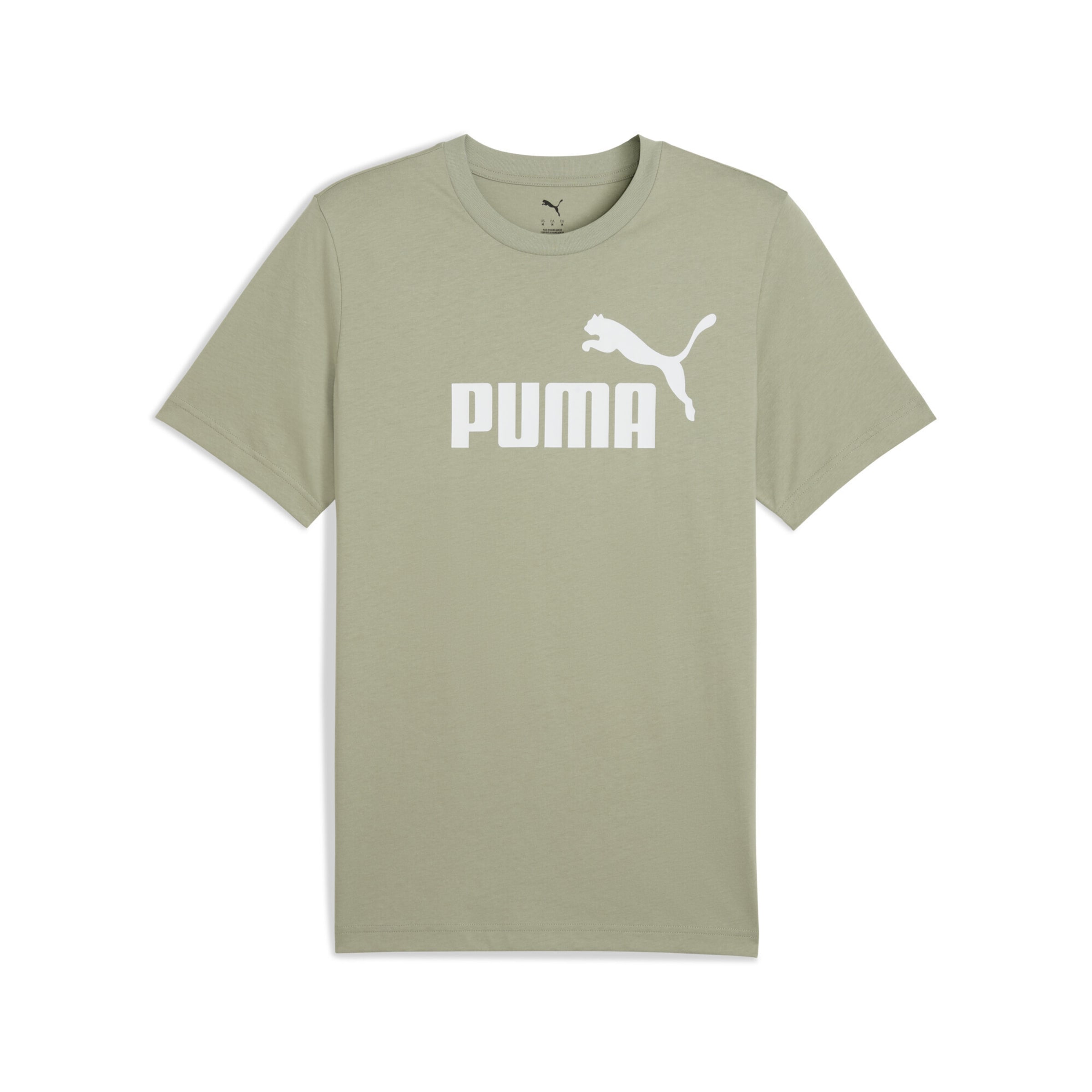 PUMA Μπλουζάκι 'Ess No. 1' σε πράσινο: μπροστά