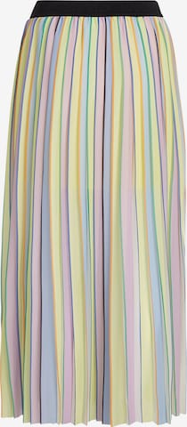 Karl Lagerfeld - Saia 'Pleated' em mistura de cores: frente