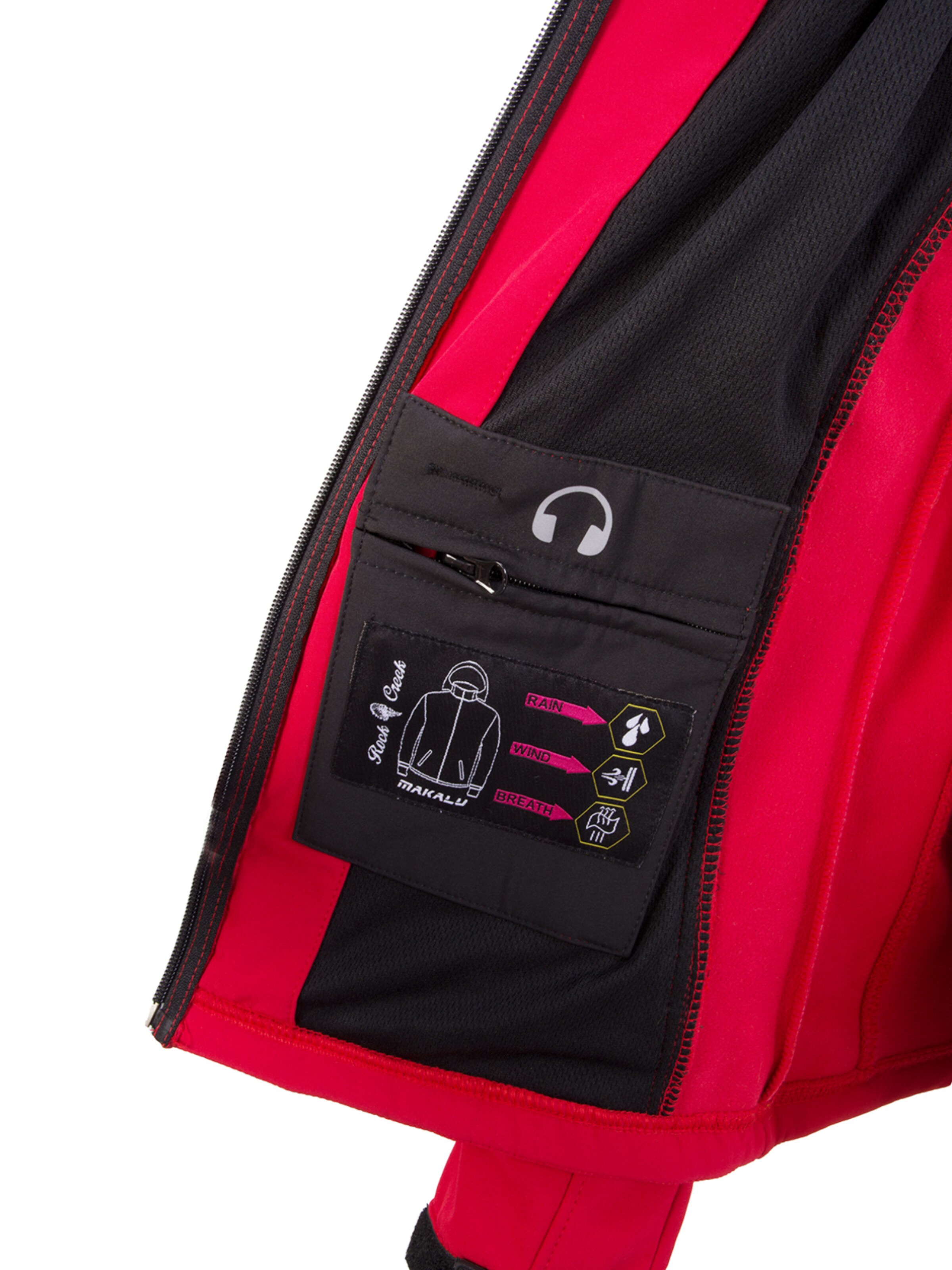 Rock Creek Outdoor Jacket in Red