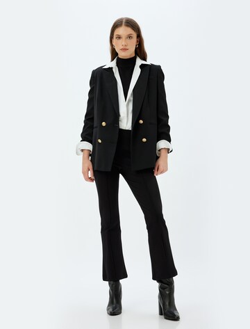 Koton Flared Trousers in Black