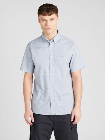 Coupe regular Chemise 'FLEX' TOMMY HILFIGER en bleu : devant